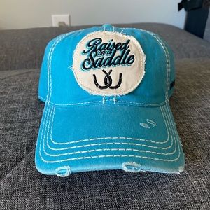Wrangler Cap “Raised on a Saddle”